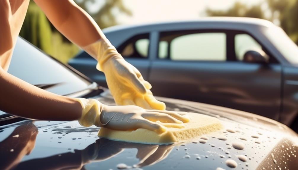 car surface soap test