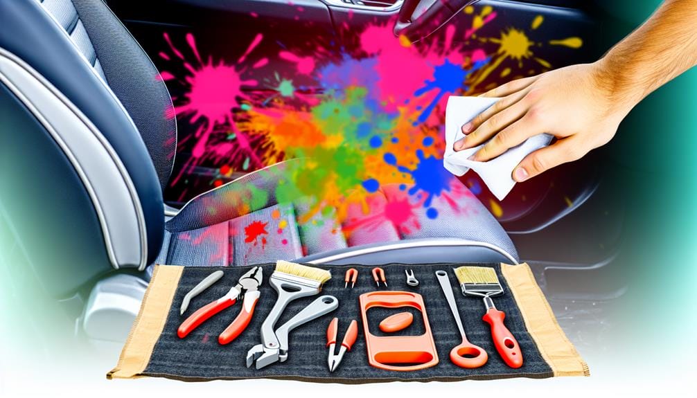 diy guide for car seat paint removal