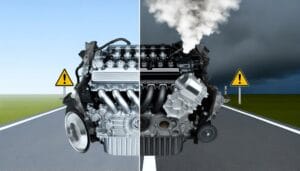 identifying engine blown symptoms