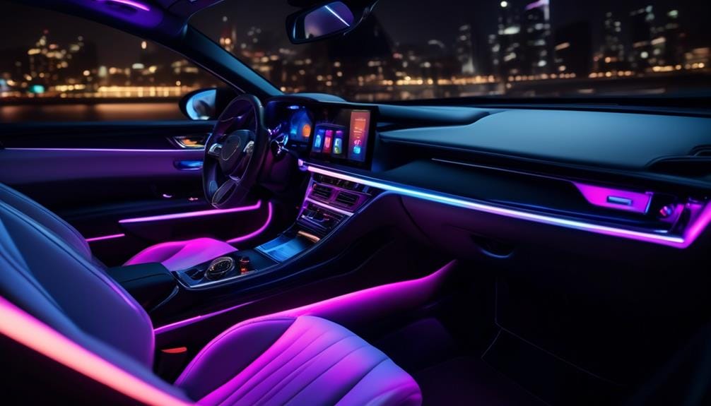 personalizing car interior lighting